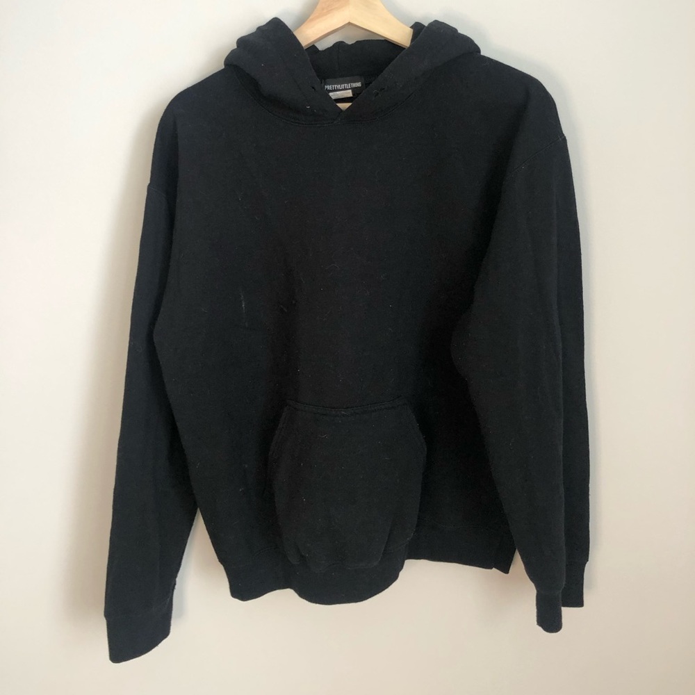 Plain Black Hoodie